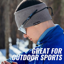 Load image into Gallery viewer, WRELS Winter Fleece Ear Warmer Headband Windproof Sweat Wicking Cold-Proof Ear Covers for Men Women Outdoor Running
