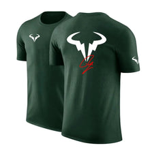 Load image into Gallery viewer, Rafael Nadal tennis player Men&#39;s Brand Cotton High Quality Printing Ordinary Short Sleeve T-Shirt
