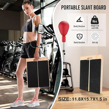 Load image into Gallery viewer, Foldable Wooden Incline Board Adjustable Calf Ankle Stretcher Plyometric
