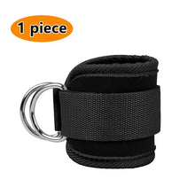 Load image into Gallery viewer, Cable Ankle Straps Double D-Ring Ankle Cuffs For Gym Workouts Glutes Legs

