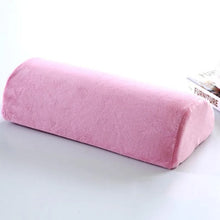 Load image into Gallery viewer, Half Moon Bolster Semi-Roll Knee Pillow Ankle &amp; Knee Support
