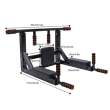 Load image into Gallery viewer, Pull Up Bar, Raise Dip Station Vertical Knee Exercise Equipment
