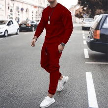 Load image into Gallery viewer, 2025 New Men Two Pieces Sets Running Sweatshirt+Sweatpants
