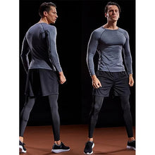 Load image into Gallery viewer, Compression Long Sleeve T Shirt Men Elastic Training T-shirt
