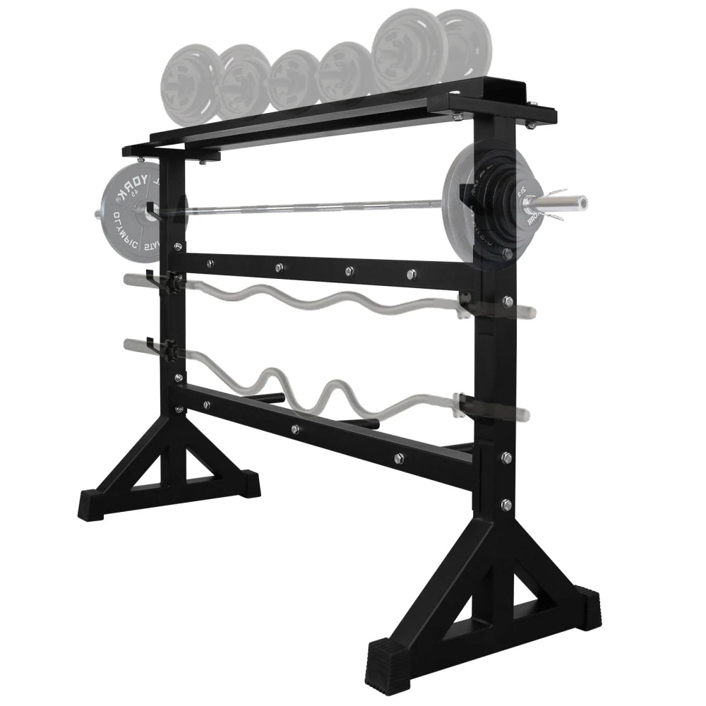 Dumbbell Rack Stand, Multifunctional Barbell Rack