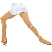 Load image into Gallery viewer, Rhinestone Figure Skating Pantyhose
