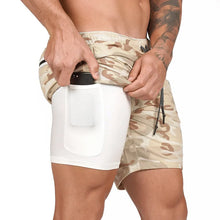 Load image into Gallery viewer, Camouflage running shorts for men
