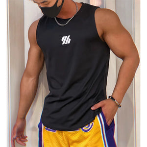 2025 newest Summer Gym Vest High Quality mesh Shirt Sleeveless T-shirts