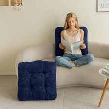 Load image into Gallery viewer, 4" Washable Floor Pillow Cushion for Adults Meditation Cushion
