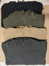 Load image into Gallery viewer, Men&#39;s Autumn Winter SoftShell Fleece Waterproof Jackets Male Hood Coats Fishing Hiking
