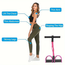 Load image into Gallery viewer, 6-Tube Resistance Band, Multi-Functional Elastic Yoga Pull Rope
