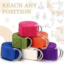 Load image into Gallery viewer, 183* 3.8cm Yoga Stretching Belt
