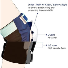 Load image into Gallery viewer, Adult/Youth/Junior Knee Pads Elbow Pads Wrist Guards 3 in 1 Protective Gear, for Skateboard
