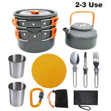 Load image into Gallery viewer, Camping Cooking Set Outdoor Aluminum Lightweight Equipment
