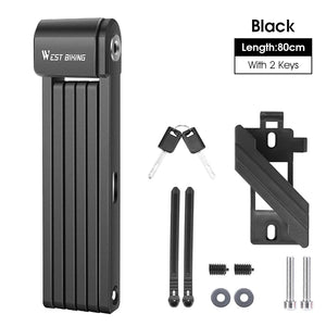 WEST BIKING Foldable Bike Lock