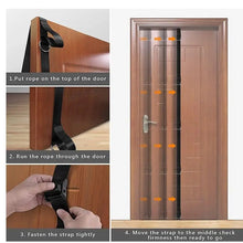 Load image into Gallery viewer, Multifunctional Home Fitness Equipment Elastic Rope Door Pull Strap
