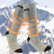 Load image into Gallery viewer, Electric Heated Socks Winter Thermal Socks Outdoor Skiing Foot Warmer
