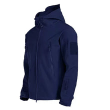 Load image into Gallery viewer, Men&#39;s Autumn Winter SoftShell Fleece Waterproof Jackets Male Hood Coats Fishing Hiking
