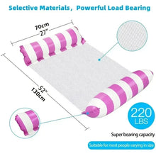 Load image into Gallery viewer, Swimming Water Sofa Inflatable Hammock Floating Mat
