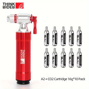 ThinkRider CO2 Pump For Bicycle Schrader Presta Adapter Bike Pump Inflator