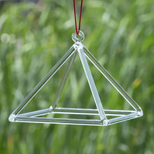 Load image into Gallery viewer, Clear Crystal Singing Pyramid Professional Quartz Tower
