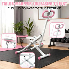 Load image into Gallery viewer, Squat Machine for Home Exercise with Adjustable Resistance Bands
