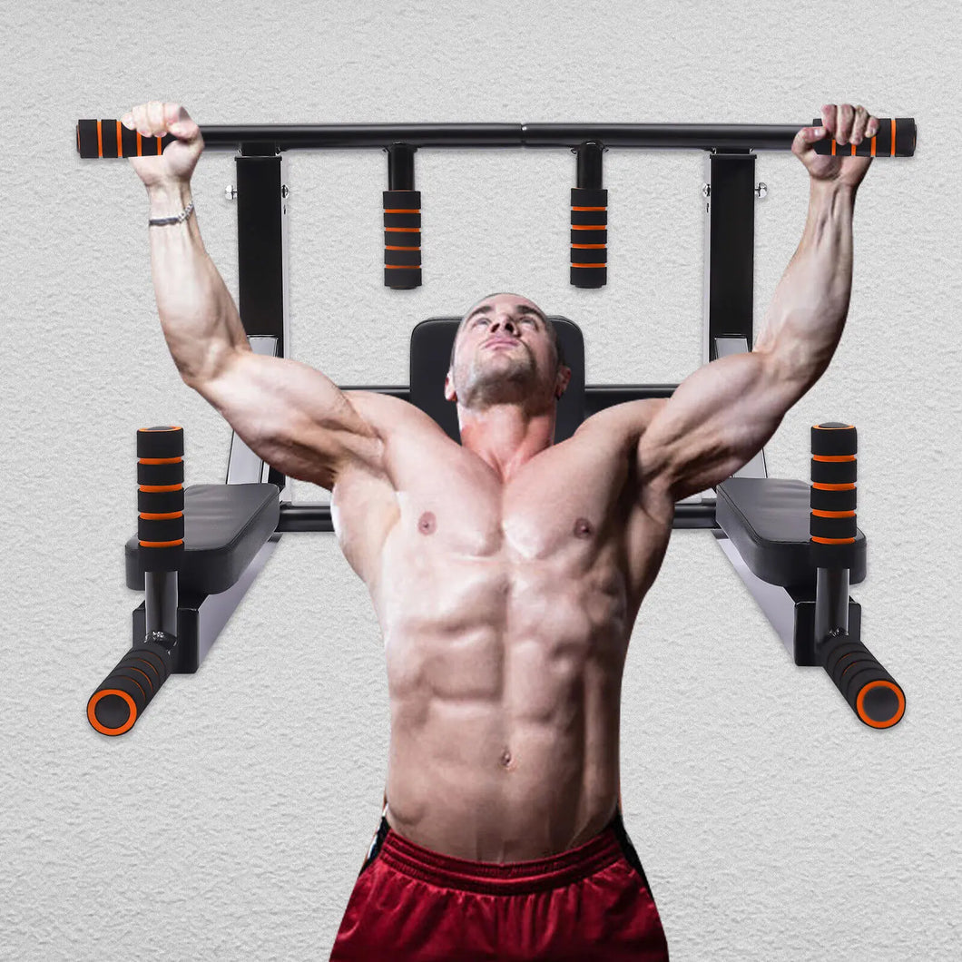 Pull Up Bar, Raise Dip Station Vertical Knee Exercise Equipment