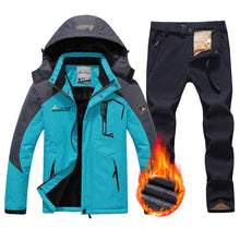 Load image into Gallery viewer, Ski Suit Women's Waterproof Snowboard Jacket Pants
