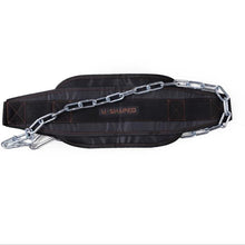 Load image into Gallery viewer, Thickened Weightlifting Belt Chain Dip Belt
