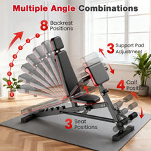 Load image into Gallery viewer, Dumbbell Bench Roman Chair Adjustable Foldable Training Weight Bench
