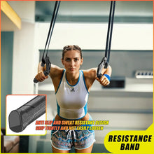 Load image into Gallery viewer, Ergonomic Portable Pull Up Handles for Home Gym, Calisthenics, and Strength Training with Resistance Bands
