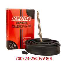 Load image into Gallery viewer, Kenda Bicycle Inner Tubes 700c French/Presta Schrader Valve
