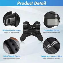 Load image into Gallery viewer, Weighted Vest Fitness 6lb/12lb/18lb/22lb with Reflective Strips Men Women
