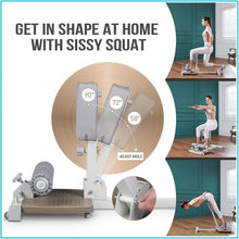 Load image into Gallery viewer, Deluxe Multi-Function Deep Sissy Squat Bench Home Gym Workout Station Leg Exercise Machine
