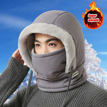 Load image into Gallery viewer, Cold Weather Thermal Balaclava Scarf Winter Windproof Hood Hat Plush Neck Warmer Ski Face Mask
