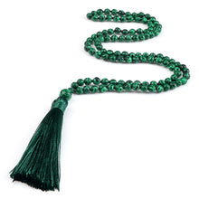 Load image into Gallery viewer, 108Mala Natural Malachite Beads Necklace For Women Men
