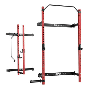 Folding Squat Rack for Home Gym