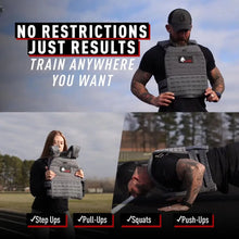 Load image into Gallery viewer, Adjustable Weighted Vest for Men &amp; Women - Rucking, Workout, Running
