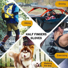 Load image into Gallery viewer, Fingerless Driving Motorcycle Biker Gloves Cycling Biking Gloves for Men Women
