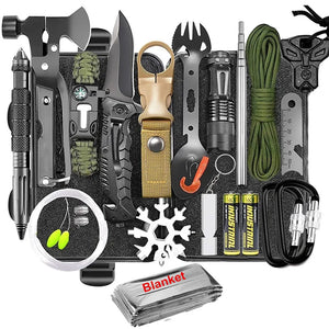 30 In 1 Emergency Survival Kit Military Outdoor Gear Equipment First Aid Supplies