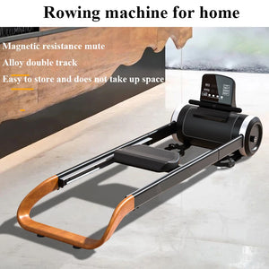 MIYAUP-Aerobic Exercise Machine, Fat Reducing, White Rowing Machine
