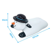 Load image into Gallery viewer, Winter Snow Tube Inflatable Snow Tube Winter Snowman Snow Tube Inflatable Snow Sled
