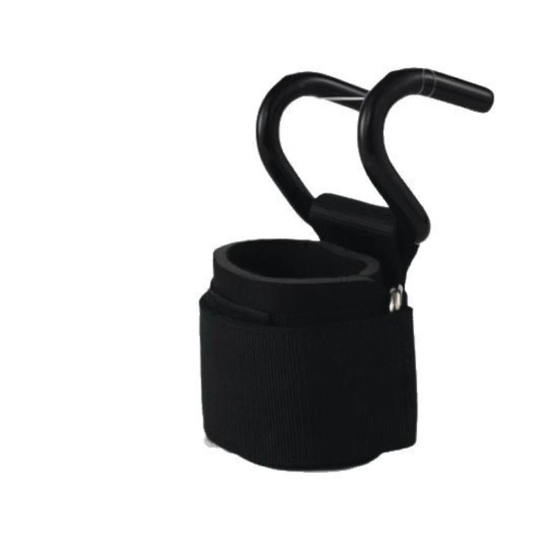 1PC Weight Lifting Hook Grips with Wrist Wraps
