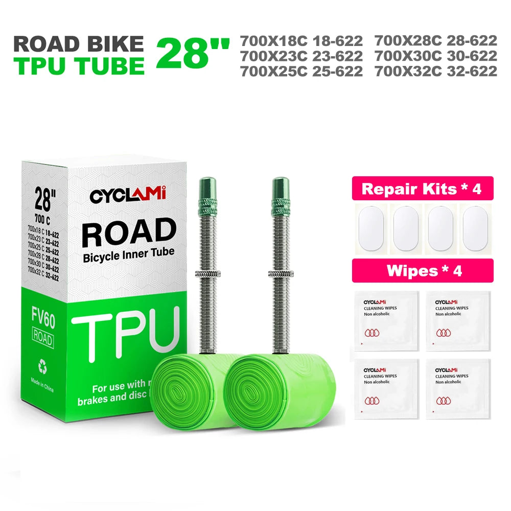 2pcs CYCLAMI 38g Ultralight Bike Inner Tube