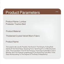 Load image into Gallery viewer, Home Lumbar Traction Belt Horizontal Bar Stretch
