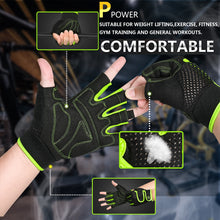 Load image into Gallery viewer, MOREOK Gym Workout Gloves Men Women

