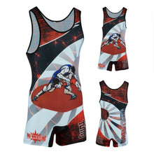 Load image into Gallery viewer, Men&#39;s Singlet Wrestling Suit Gym Training Wrestling Singlets Weightlifting
