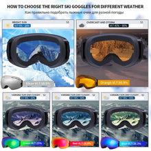 Load image into Gallery viewer, NATFIRE Ski Goggles Double Layers Anti-fog UV400
