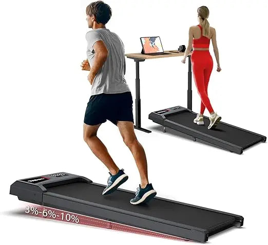 Walking Pad, Under Desk Incline Treadmill