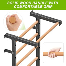 Load image into Gallery viewer, Wall Mounted 2x2 Wooden Gym Ladder with 1 Holes for Suspension Training Home Gym Calisthenics
